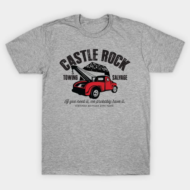 Castle Rock Salvage T-Shirt by MindsparkCreative